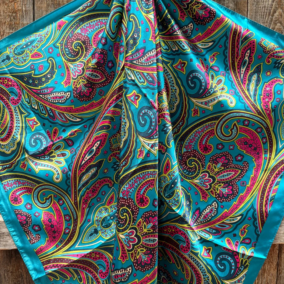 Turquoise Wild Rag