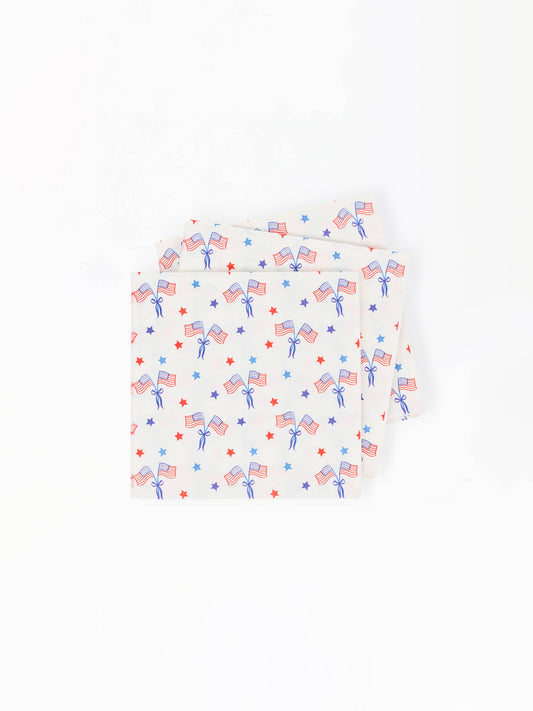 Cocktail Napkins | American Flag