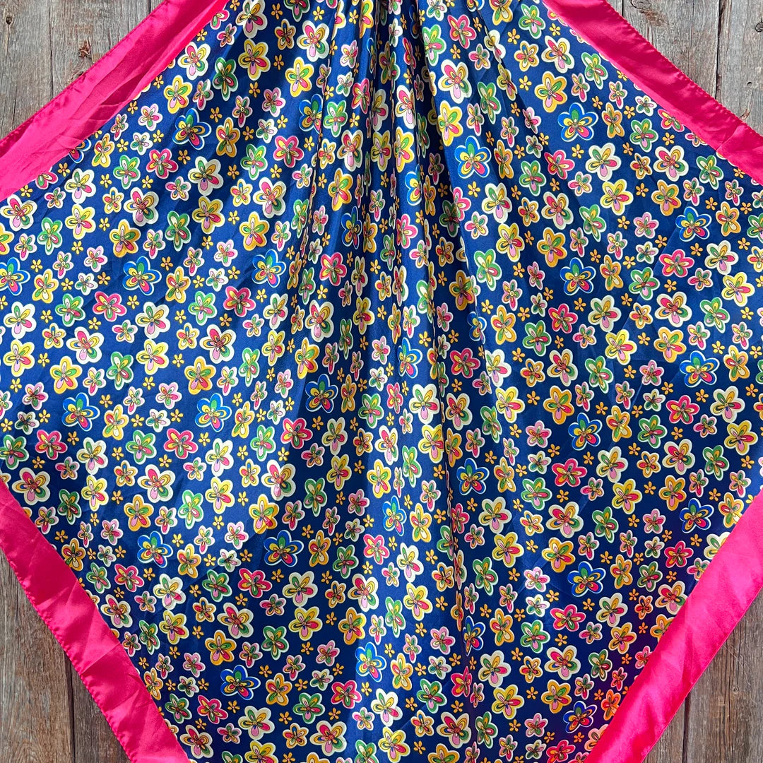 Pink flowered Wild Rag