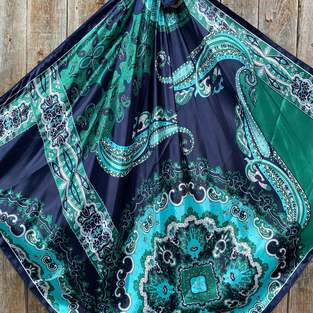 Blue and Navy Wild Rag