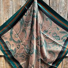 Gold & Teal Wild Rag