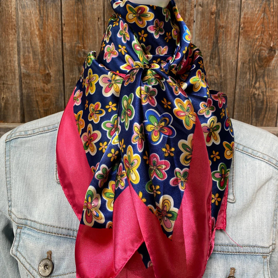 Pink flowered Wild Rag