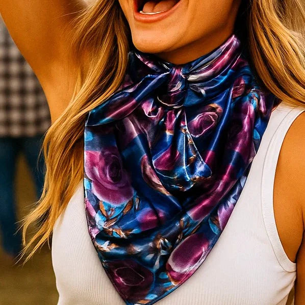 Blue Roses Wild Rag
