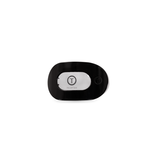 Jet Black | Tiny | Flat Round Clip