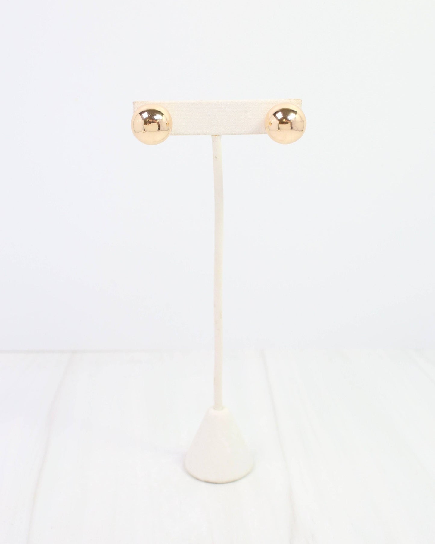 Bailey Medium Ball Earring WR Gold