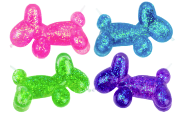 SPARKLY BALLOON DOG SQUISHY