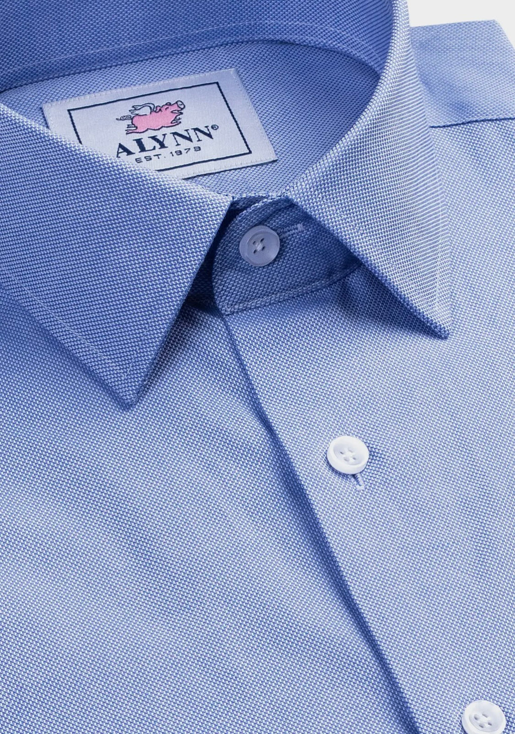 Elijah Standard Fit Blue Dress Shirt