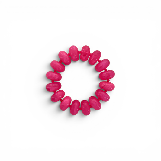 T7B007 - Rondelle Beaded Stretch Bracelet