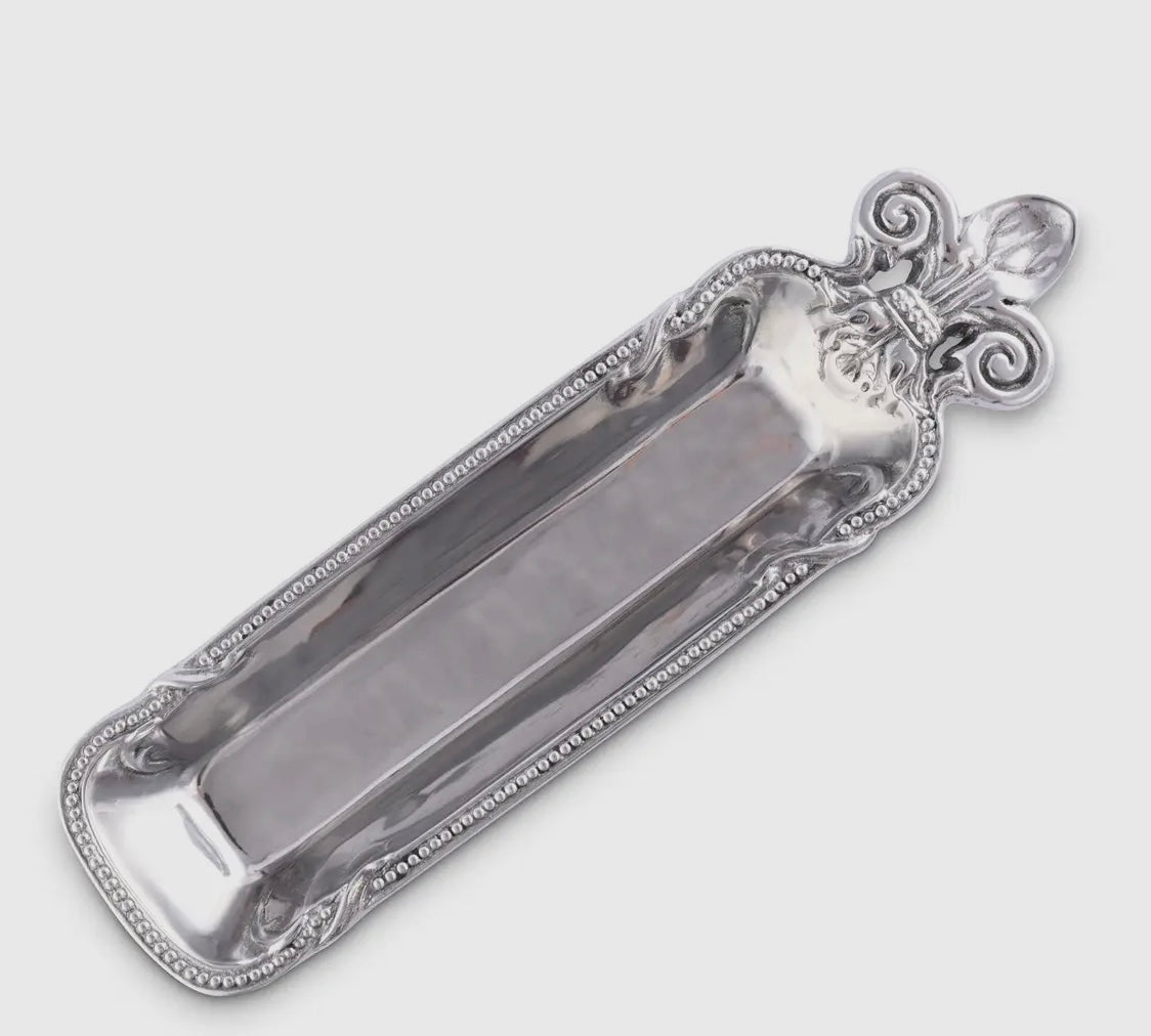 Fleur De Lis Cracker Serving Tray