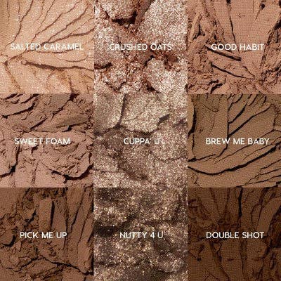 ColourPop 9-Pan Eyeshadow Makeup Palette Deja Brew 0.3oz - Imperfect Box