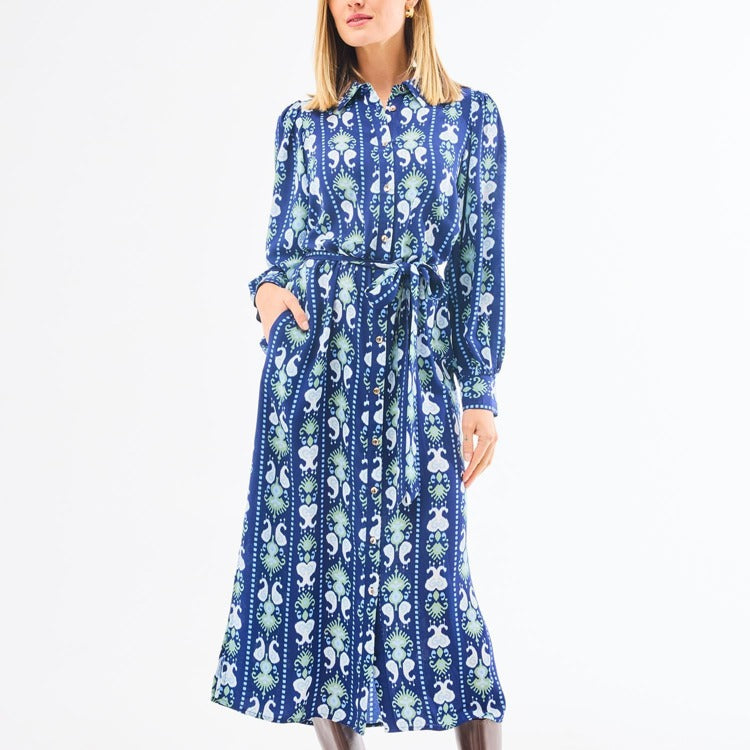 Mary Square Ava Ikat Dress