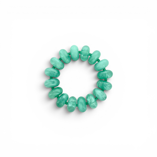 T7B007 - Rondelle Beaded Stretch Bracelet