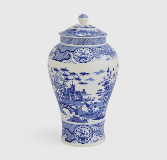 Spode Blue Italian Ginger Jars