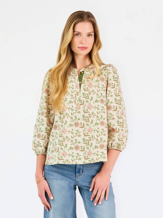 Riley Top | Thistle Vines Sand
