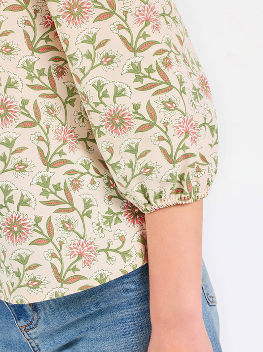 Riley Top | Thistle Vines Sand