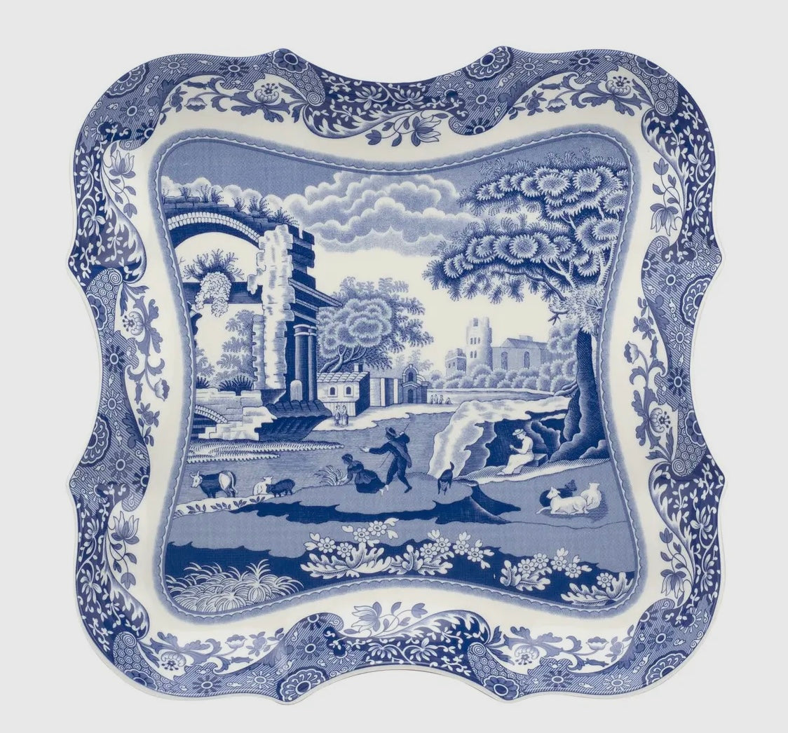 Spode Blue Italian 14 inch Platter