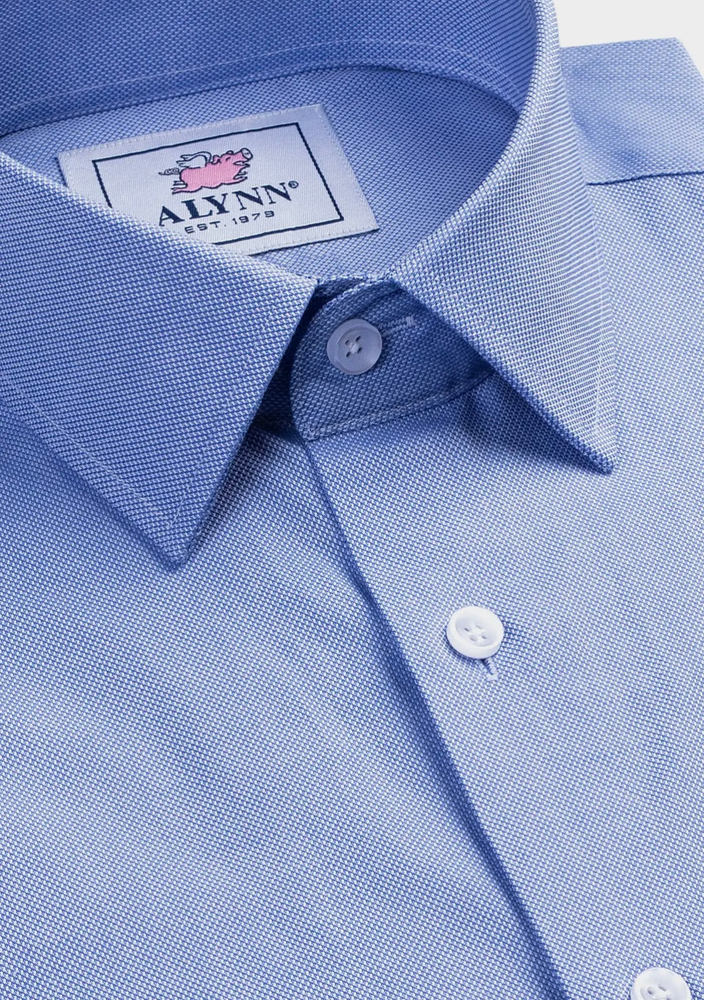 Elijah Standard Fit Blue Dress Shirt