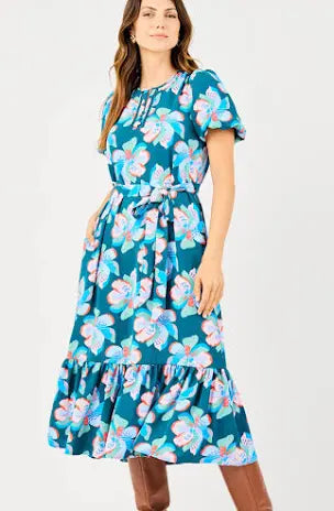 Mary Square Dress Camila Center Stage Green