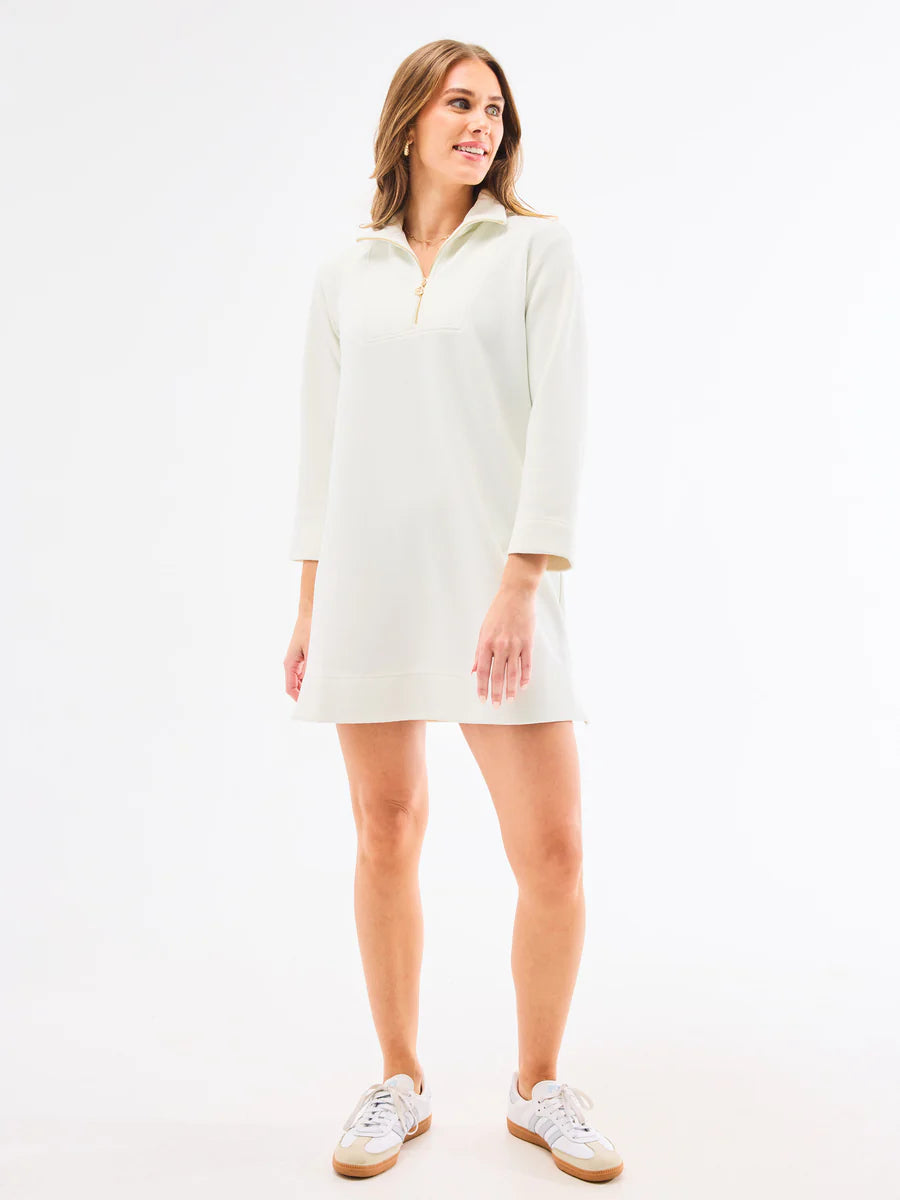 Mary Square Dress Raven Ivory