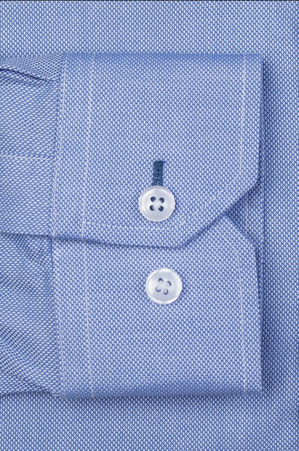 Elijah Slim Fit Medium Blue Dress Shirt by Alynn