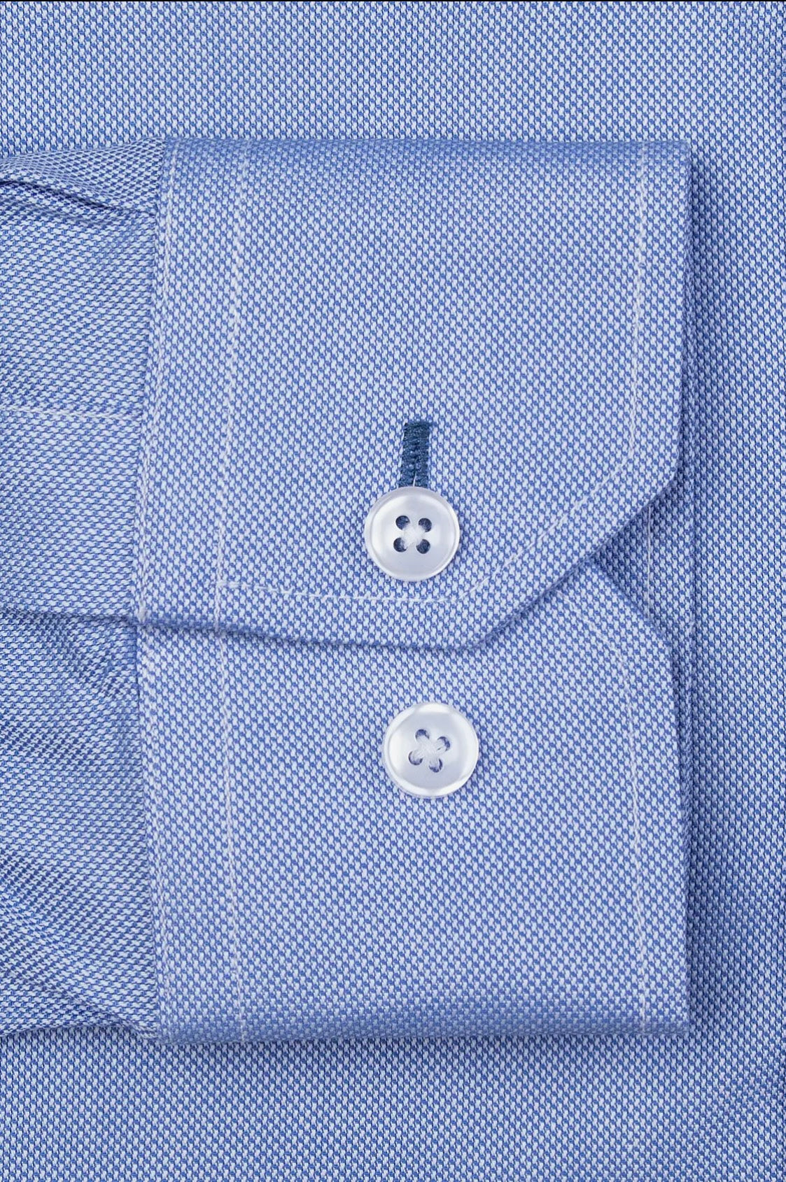 Elijah Slim Fit Medium Blue Dress Shirt by Alynn