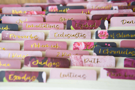 Floral Bible Tabs | Bible Book Tabs