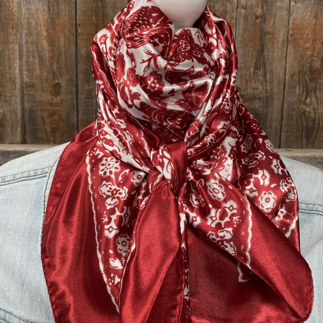 Red and Cream Wild Rag
