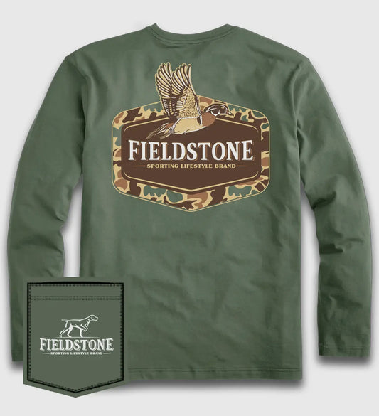 Fieldstone Camo Duck Long Sleeve Top