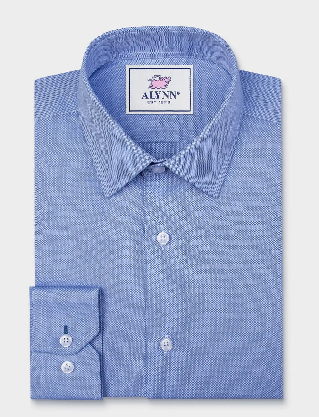 Elijah Standard Fit Blue Dress Shirt