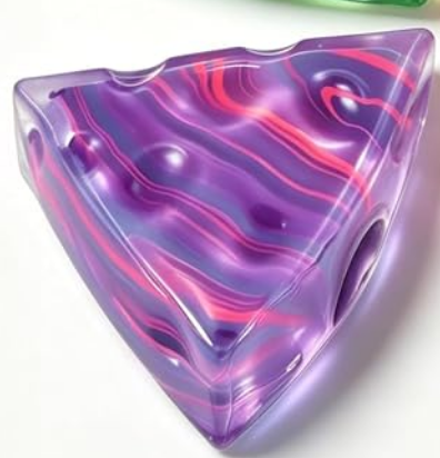 SWIRLY CHEESE SLICE SQUISHY
