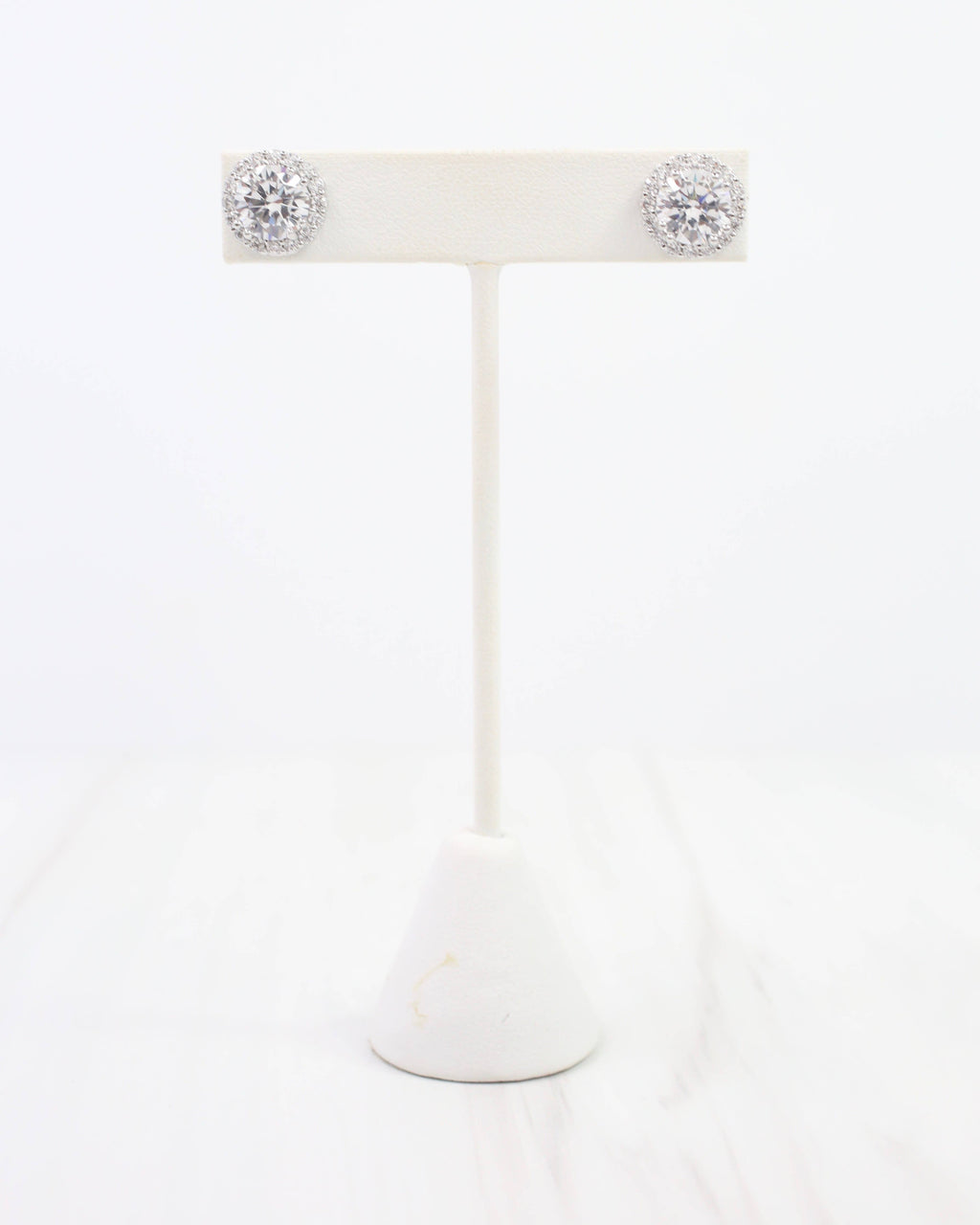 Winslow Embellished CZ Stud Earring Silver