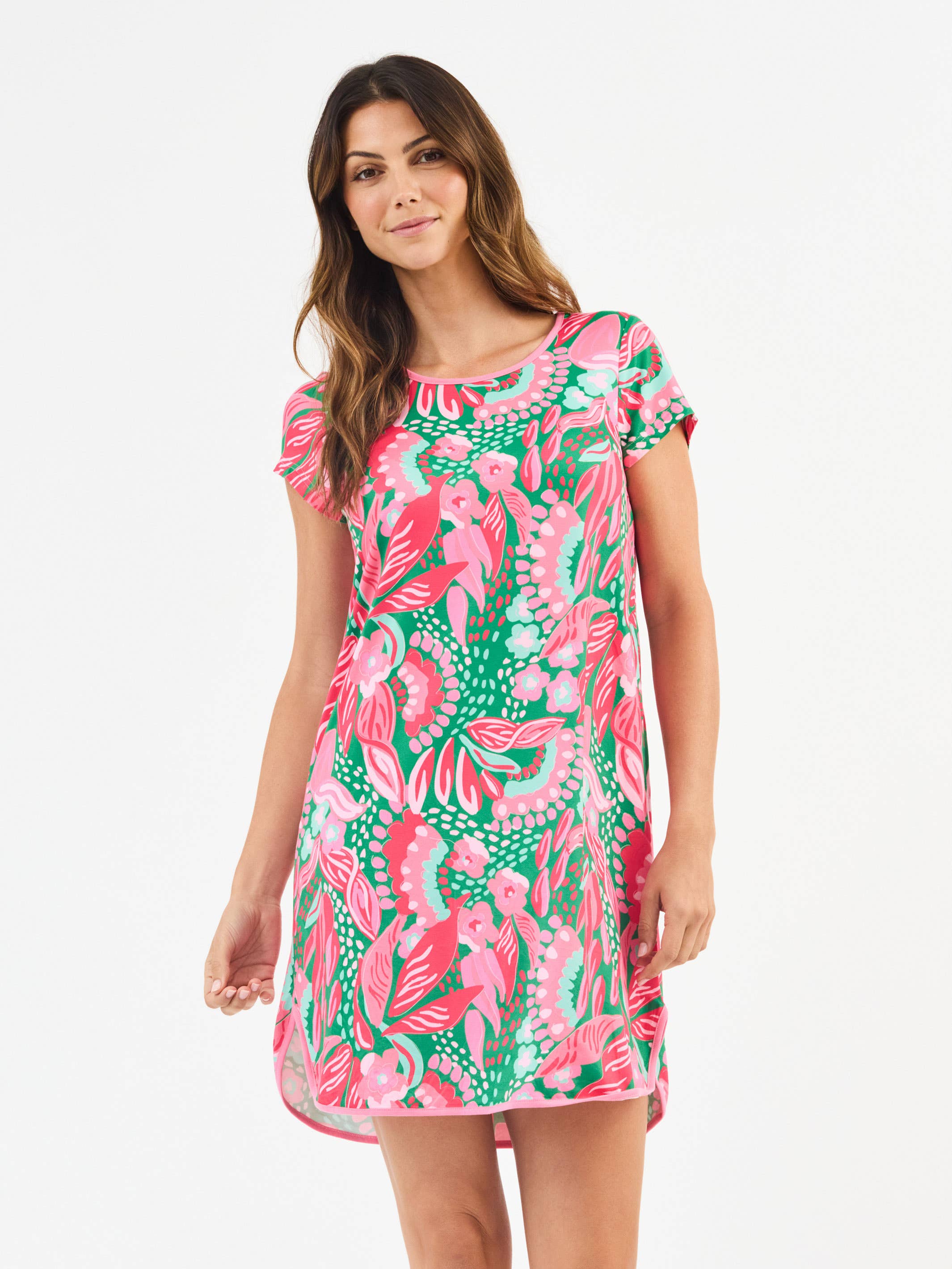Melody Pajama Nightshirt | Canopy Gleam Green
