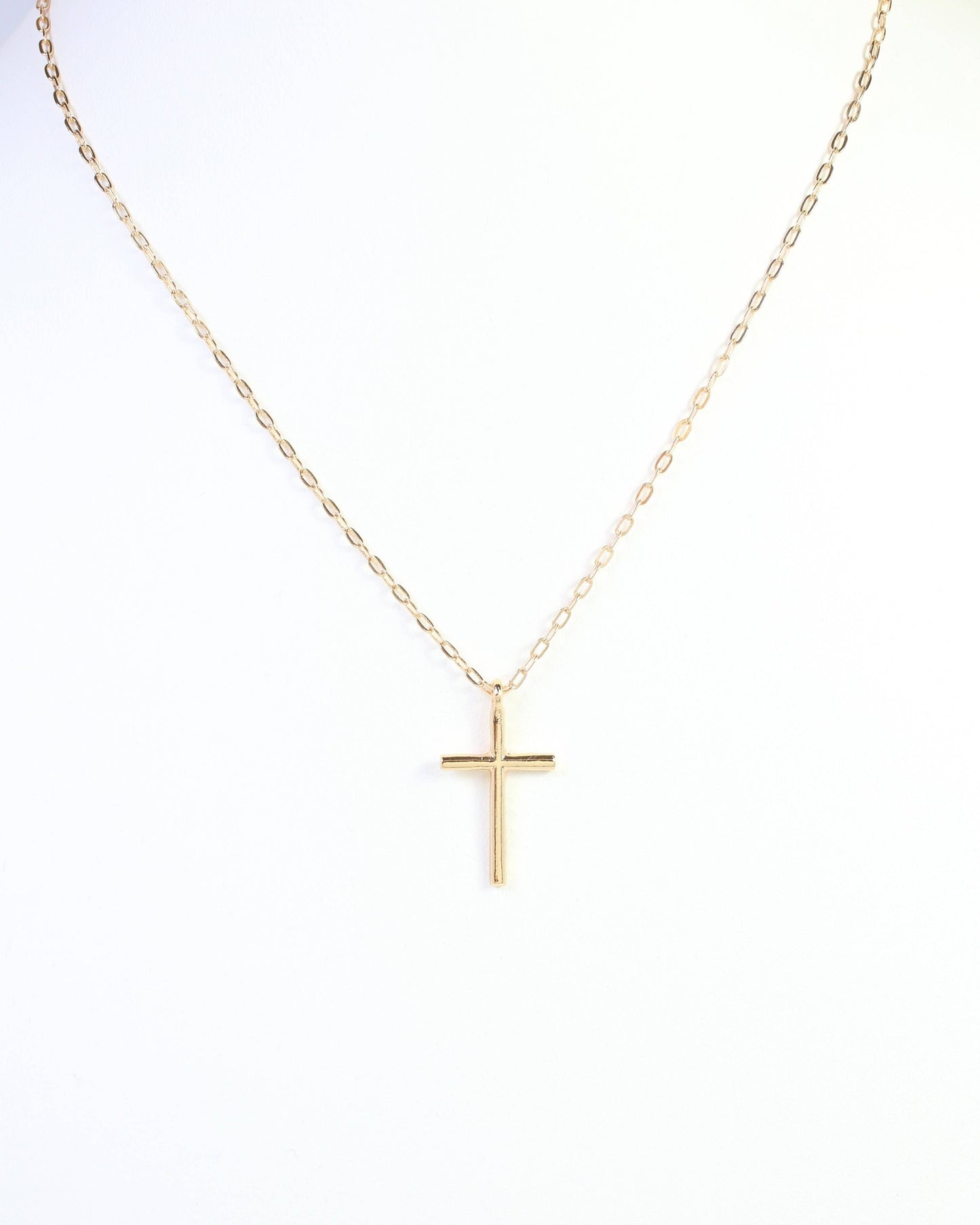 Carla Cross Necklace Gold