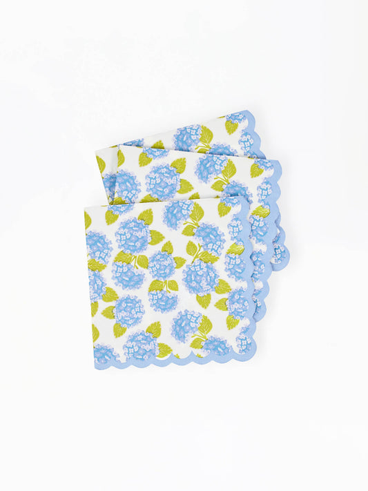 Cocktail Napkins | Hydrangea