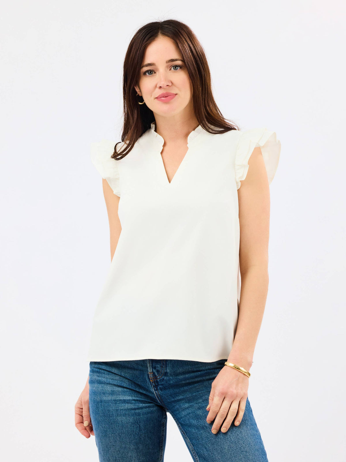 Leigh Top | White
