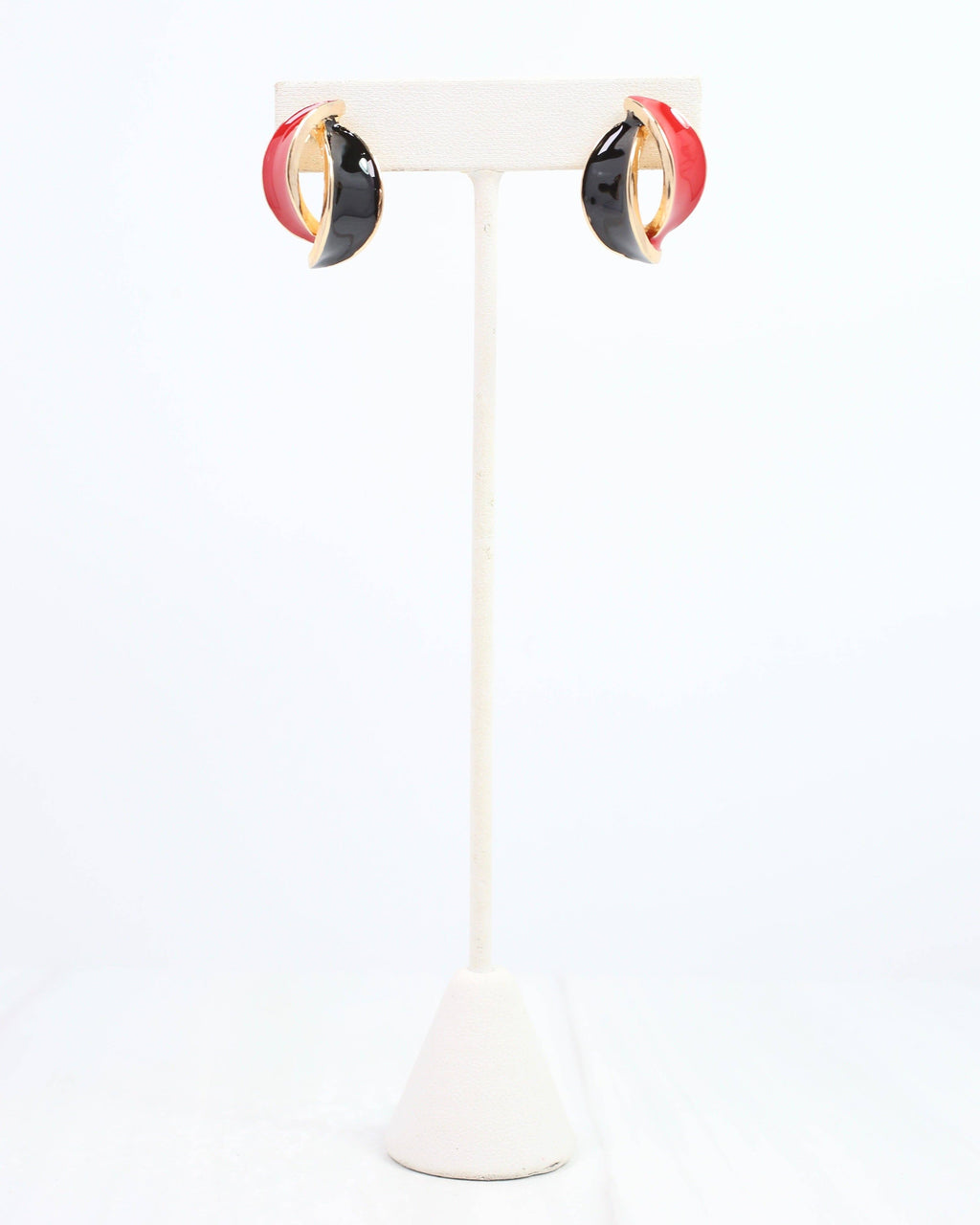 Cora Game Day Earring Red Black
