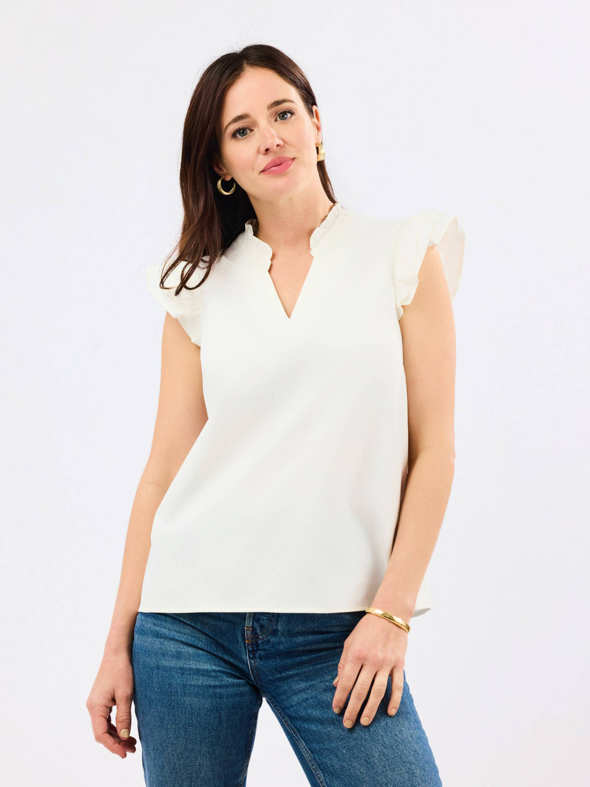 Leigh Top | White